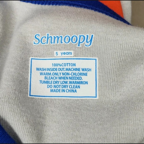 Schmoopy Blue Be a Hero Long Sleeve Pajamas with Removable Red Cape 8 years - Picture 11 of 13